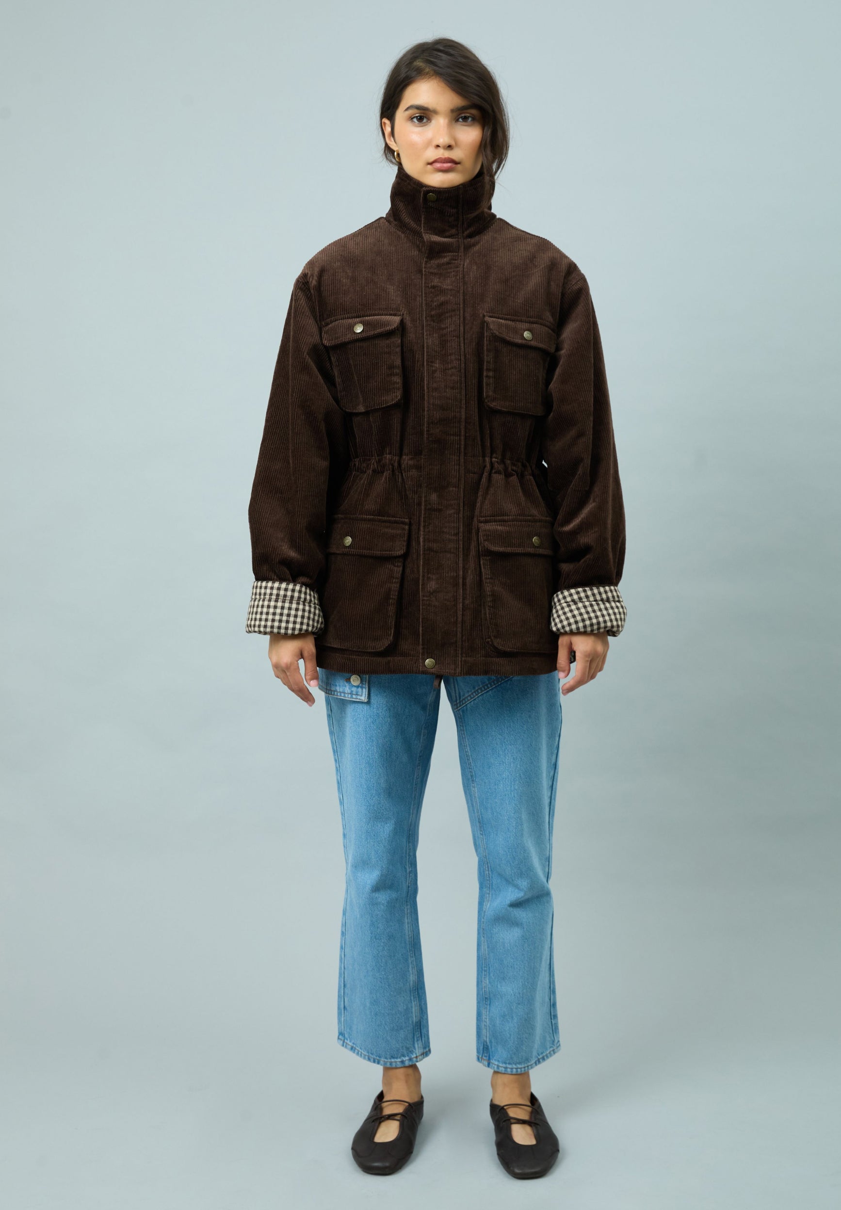 CHEVY CORD FUNNEL HI NECK